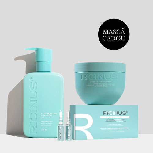 Sampon regenerant + Fiole tratament + Masca Repair